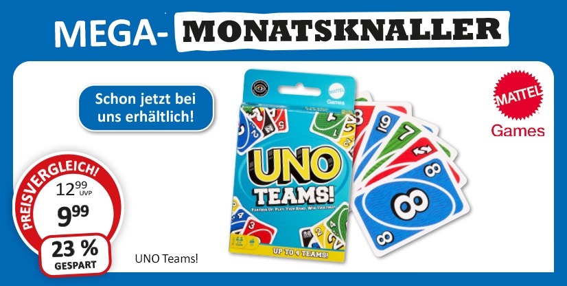 Monatsknaller: Uno Teams zum Sonderpreis