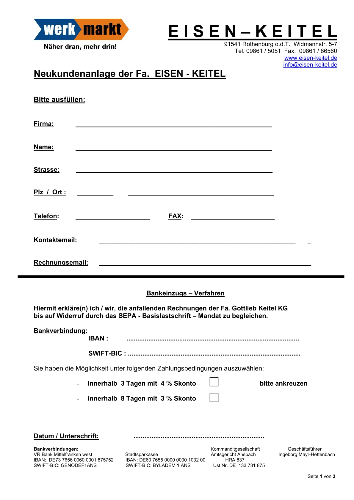 Download Neukundenformular