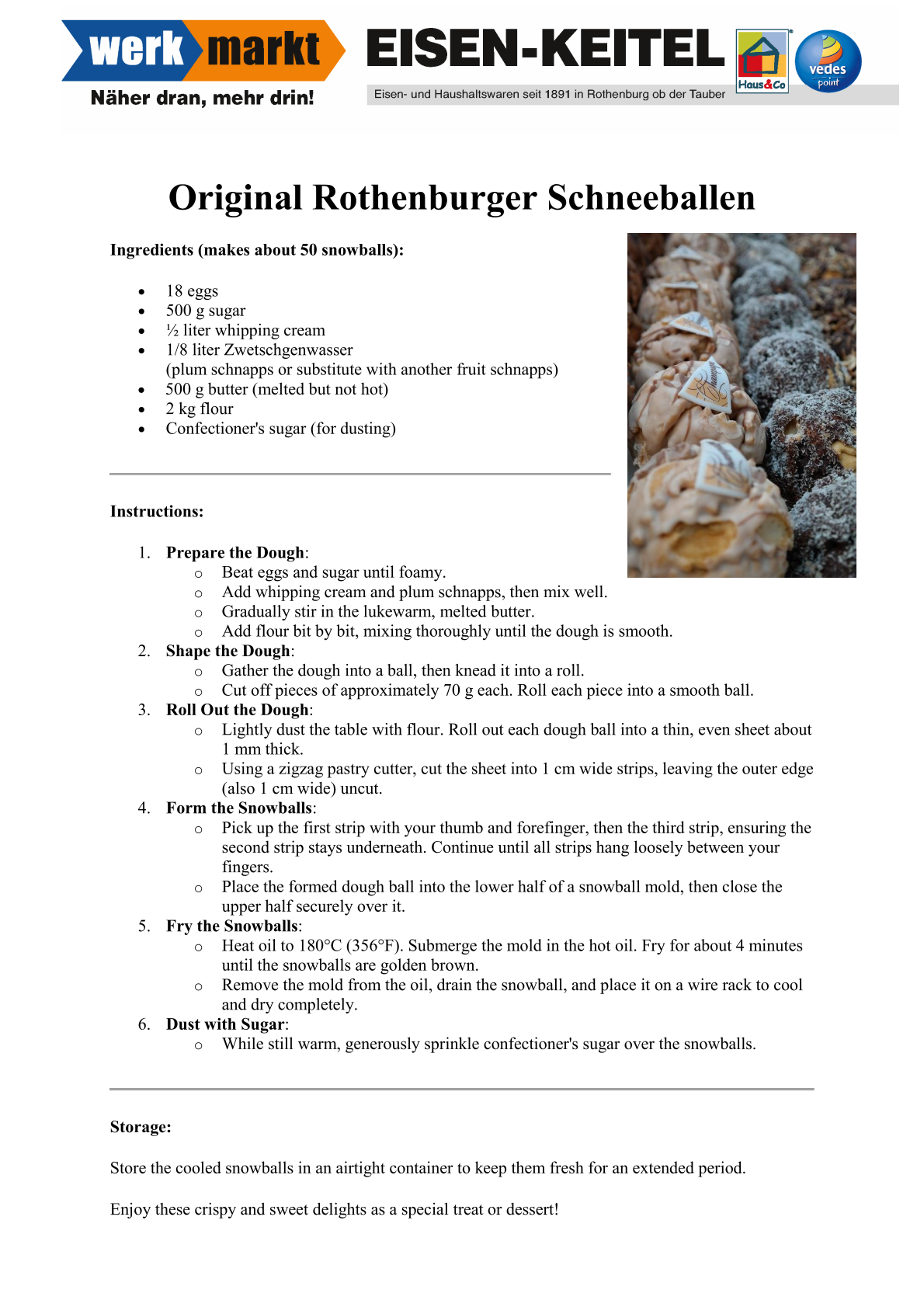 Download Rezept Schneeballen englisch